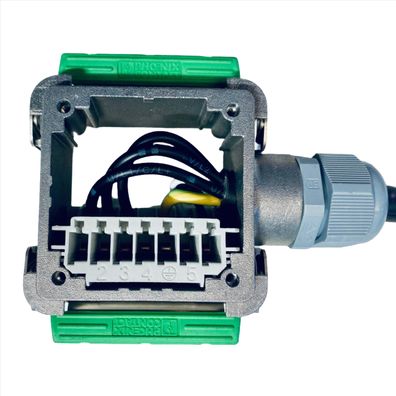 Phoenix Contact 1621448 - Power cable 600V 25A (with 1602216 connector set)