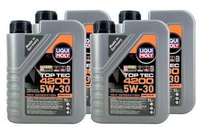 Liqui Moly Top Tec 4200 5W-30 4x1 Liter