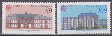 BRD 1990 postfrisch Ecke unten links MiNr. 1461-1462 Europa Postalische Einrichtunge