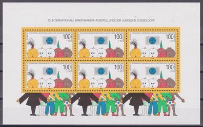 BRD 1990 postfrisch MiNr. Block 21 10. Int. Briefmarkenausstellung der Jugend