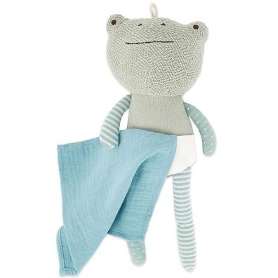 Bieco Kuscheltier Frosch mit Schmusetuch 16191164 - - (Spiel