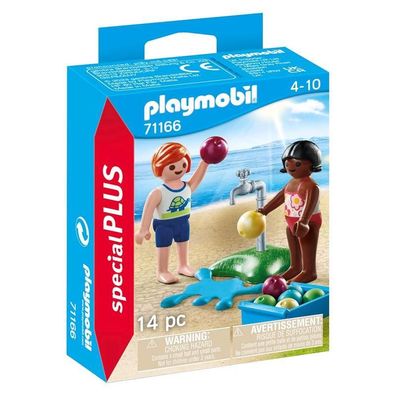 PLAYMOBIL® City Life Kinder mit Wasserballons 71166 - Playmobi