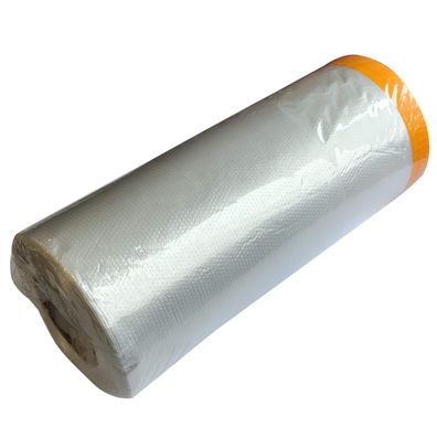 0,13 EUR/qm Malerfolie Abdeckfolie mit Krepp auf Rolle 270CM x 20M zum Abkleben