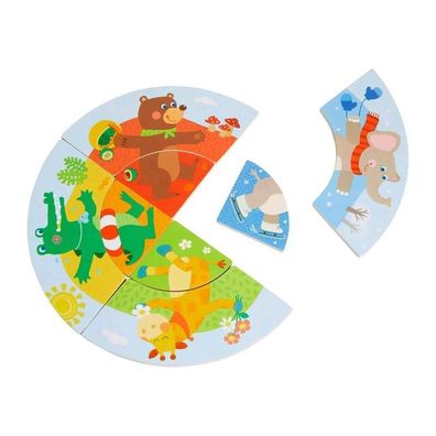 HABA Legespiel Tierische Jahrezeiten 304912 - HABA - (Spielwa