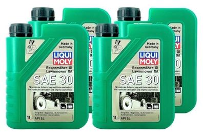 Liqui Moly Rasenmäher-Öl SAE 30 4x1 Liter