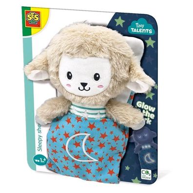 SES Creative Sheep Stars Sleepy Schaf-Glow in The Dark Kuschel