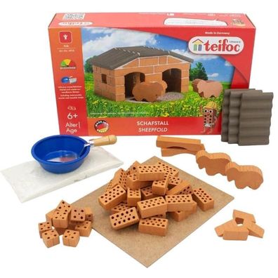 Teifoc Steinbaukasten Schafstall 4015 - - (Baukästen / Teifoc)
