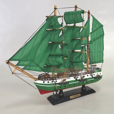 Segelschiff Modell Alexander von Humboldt Standmodell Maritime Alex Bark Deko groß