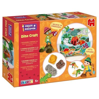 Jumbo Create & Discover Dino Craft, Dinosaurier-Bastelset 602093