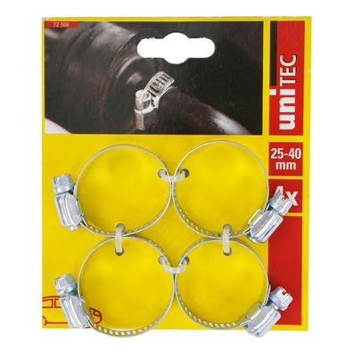 4x Schlauchschellen 25-40mm