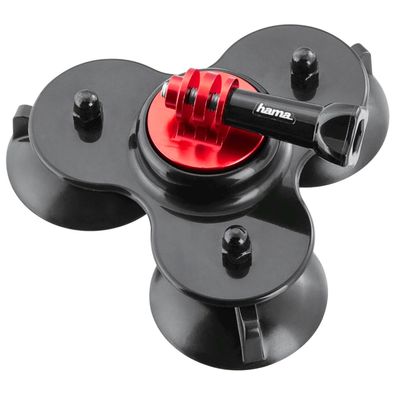 Saugstativ 3-fach 3x Ø45 mm für GoPro etc