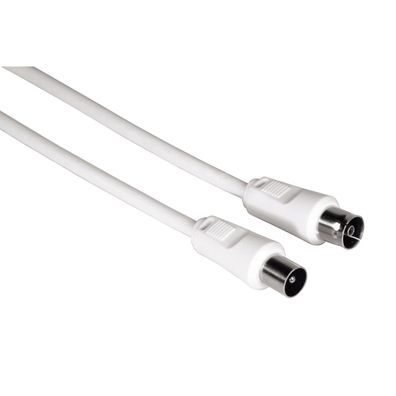 Antennen-Kabel 5m 75dB Weiß