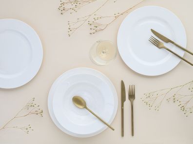 Creatable Tafelservice Fleur Royal weiß 12teilig