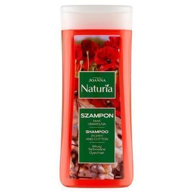 Joanna Farbschutz-Shampoo mit Mohn- und Baumwollsamenextrakt, 200 ml