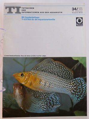 TI Tatsachen und Informationen aus der Aquaristik Nr.34 Juni 1976