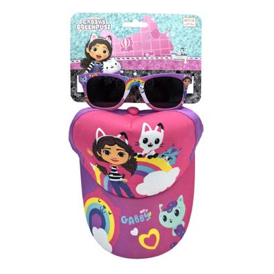 Gabby´s Dollhouse Mädchen Cap & Sonnenbrille – Leicht, bequem & trendig