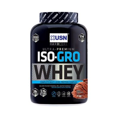 USN Iso-Gro Whey (2000g) Dutch Chocolate