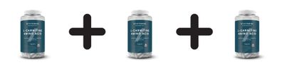 3 x Myprotein MyVitamins L-Carnitine (90 tabs) Unflavoured