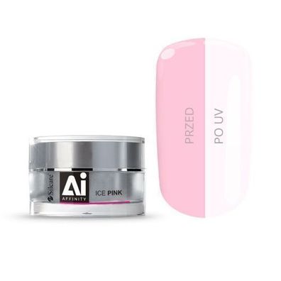 Silcare Mittelviskoses Einphasen-Nagelgel Ice Pink, 30g