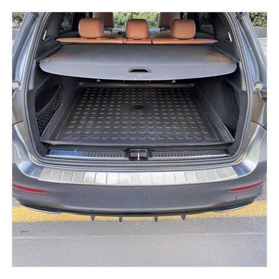 Ladekantenschutz Stoßstangenschutz für Mercedes GLC X253 2015-25 Edelstahl Chrom