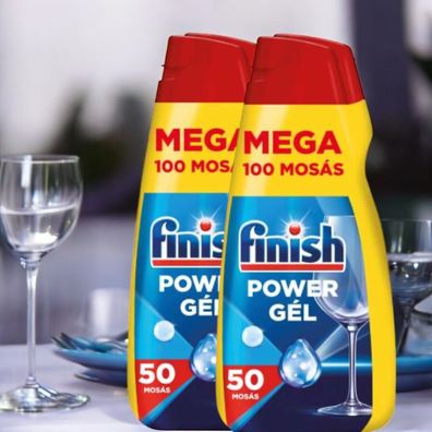 2 x Finish Power Gel Geschirrspülgel (2x1000ml)