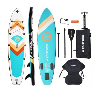 Stand Up Paddle Set 320x80x15 cm Belastbar bis 160kg SUP-Paddel Aufblasbar Stabil