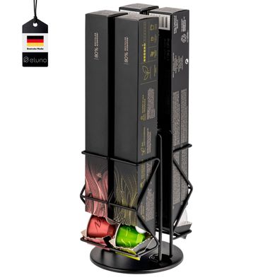 eluno Kapselständer für "Nespresso", Kapselspender für Umkarton, 360° drehbar