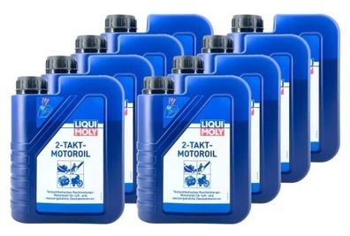 Liqui Moly 2-Takt-Motoroil 8x1 Liter
