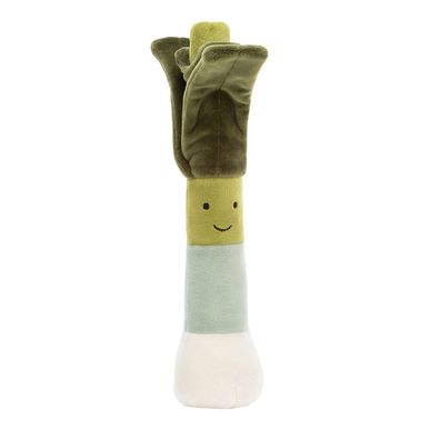 NEU Jelly Cat Vivacious Vegetable Leek Soft Toy Stuffed Food 9.5 In 24cm