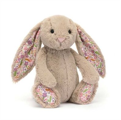 NEU Jelly Cat Blossom Beige Bunny "Petal" Medium Kattun Kaninchen Gefulltes Tier