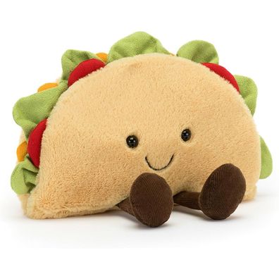 NEU Jelly Cat Amuseable Taco Pluschtier mit Fullung, Dessert-Pluschtier, Pluschtiere