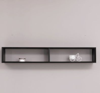 Regal im Skandi-Look schwarz