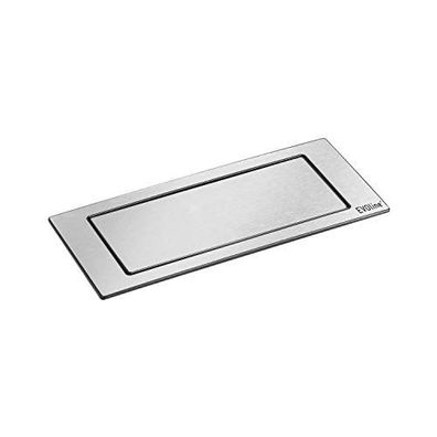 EVOline BackFlip, 2 Schuko-Steckdosen, 1 USB-C Ladegerät, Edelstahl