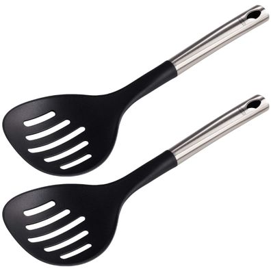 2x Schaumlöffel aus Edelstahl/Nylon 35,5cm