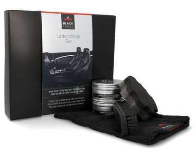 Black Label Lederpflege Set