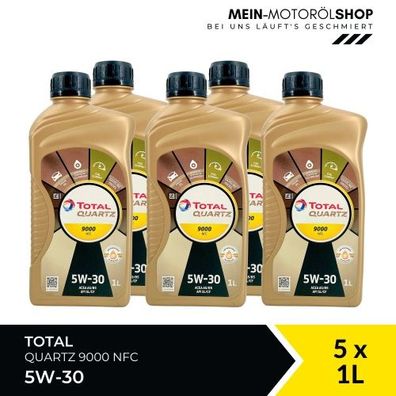 Total Quartz 9000 NFC 5W-30 5x1 Liter