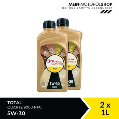 Total Quartz 9000 NFC 5W-30 2x1 Liter