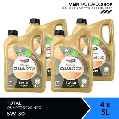 Total Quartz 9000 NFC 5W-30 4x5 Liter