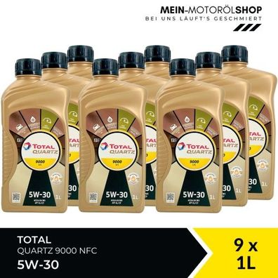 Total Quartz 9000 NFC 5W-30 9x1 Liter