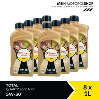 Total Quartz 9000 NFC 5W-30 8x1 Liter