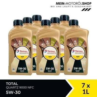 Total Quartz 9000 NFC 5W-30 7x1 Liter