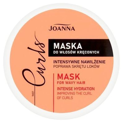 Joanna Curls Haarmaske fuer lockiges Haar, 300 g