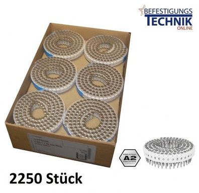 2250 Haftennägel 2,8x26mm Ring rostfrei A2 für Paslode Haftennagler LCP45 / LCP45.1