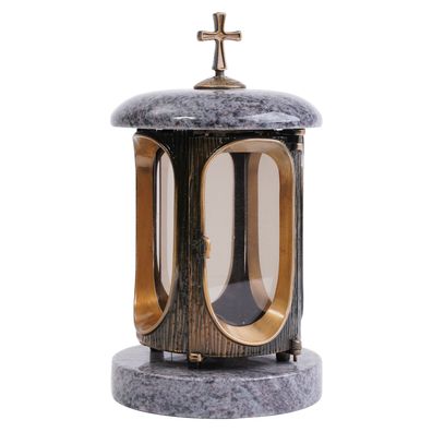 Grablampe mit Kreuz Gold Orion