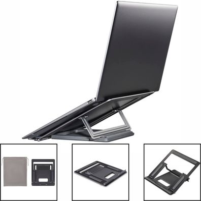 Notebook Stand Metal Grau bis 15,6"
