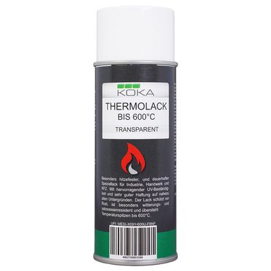 Thermolack Transparent bis 600 Grad Celsius