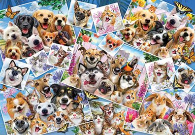 Tierselfie - Collage