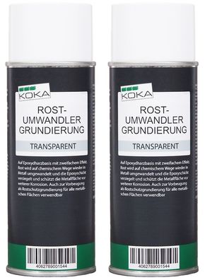 2x Rostumwandler Grundierung transparent