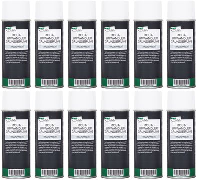12x Rostumwandler Grundierung transparent