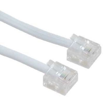 ISDN Anschlusskabel 8P4C Weiß 15m
